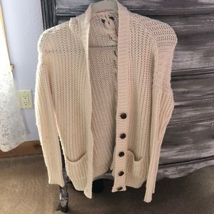 Cream cardigan